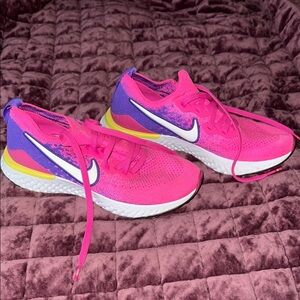 Nike Pink and Purple Athletic Shoes